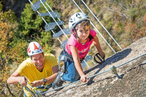 Familienklettersteig "KNOTT" in Naturns