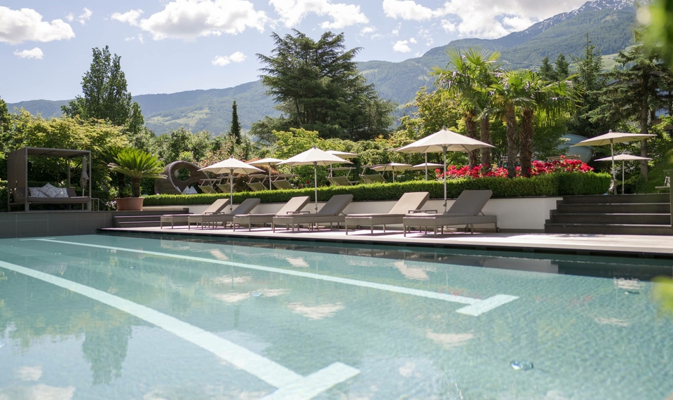 Spa hotel South Tyrol, Naturno. Thermal water at Feldhof