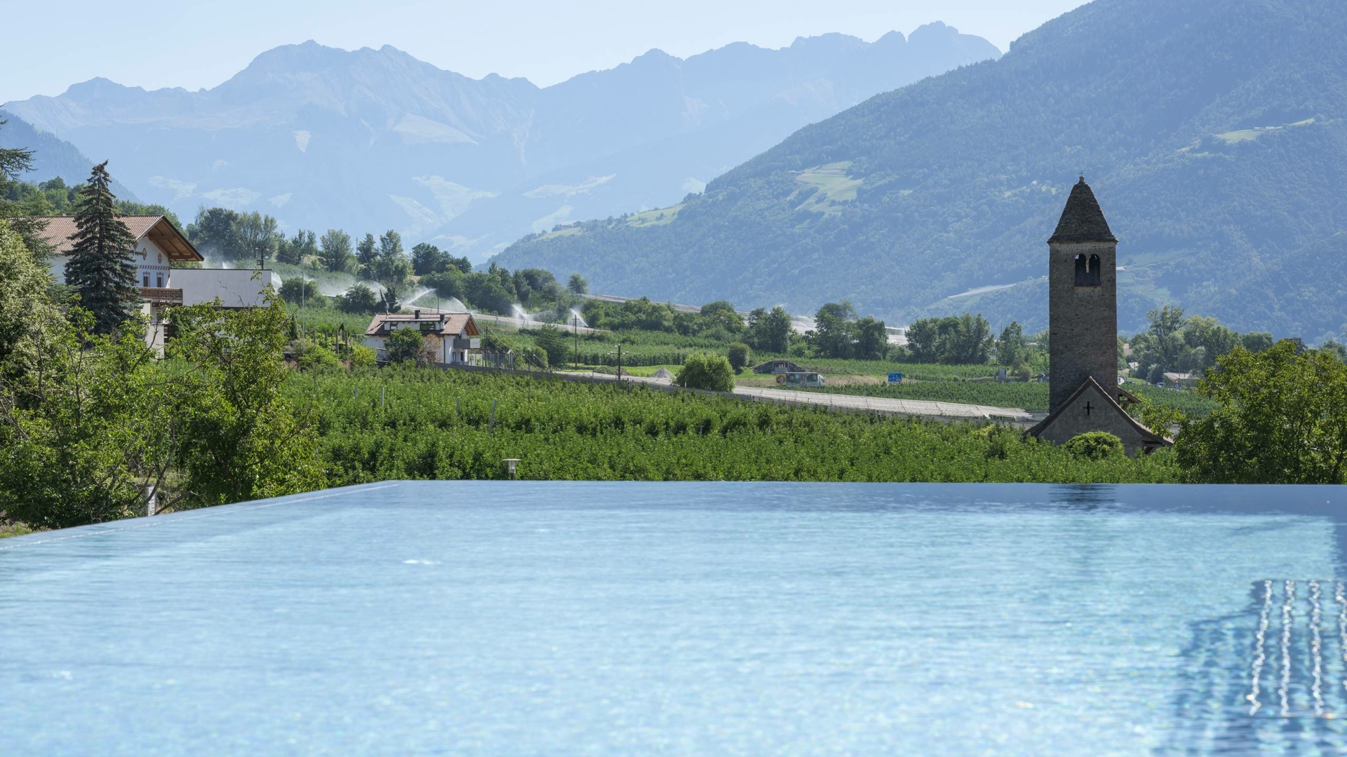 Spa hotel South Tyrol, Naturno. Thermal water at Feldhof